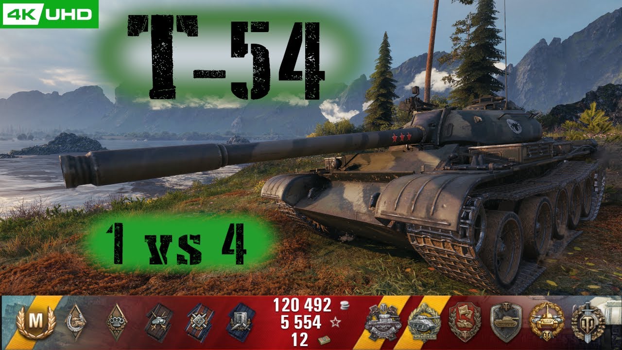 World of Tanks T-54 Replay - 8 Kills 8.4K DMG(Patch 1.6.0)