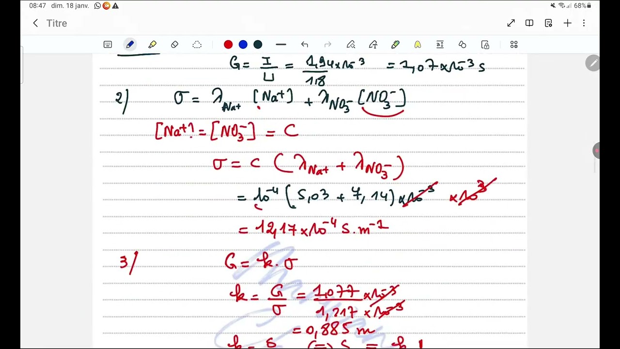 contrôle 3 semestre 1 physique chimie 1 bac SM