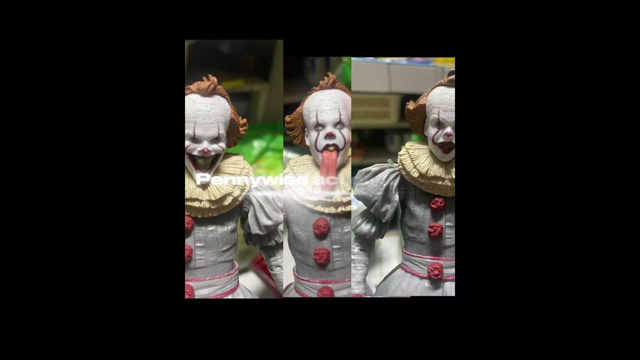 Showing my pennywise action figure(It Was CRAZY!!!)
