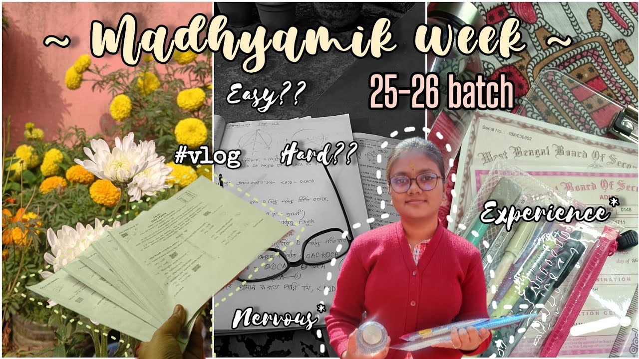 ~ Madhyamik  Exam dayss..🏫🎒#madhyamik #madhyamik2026 #boardexam #wbbse 