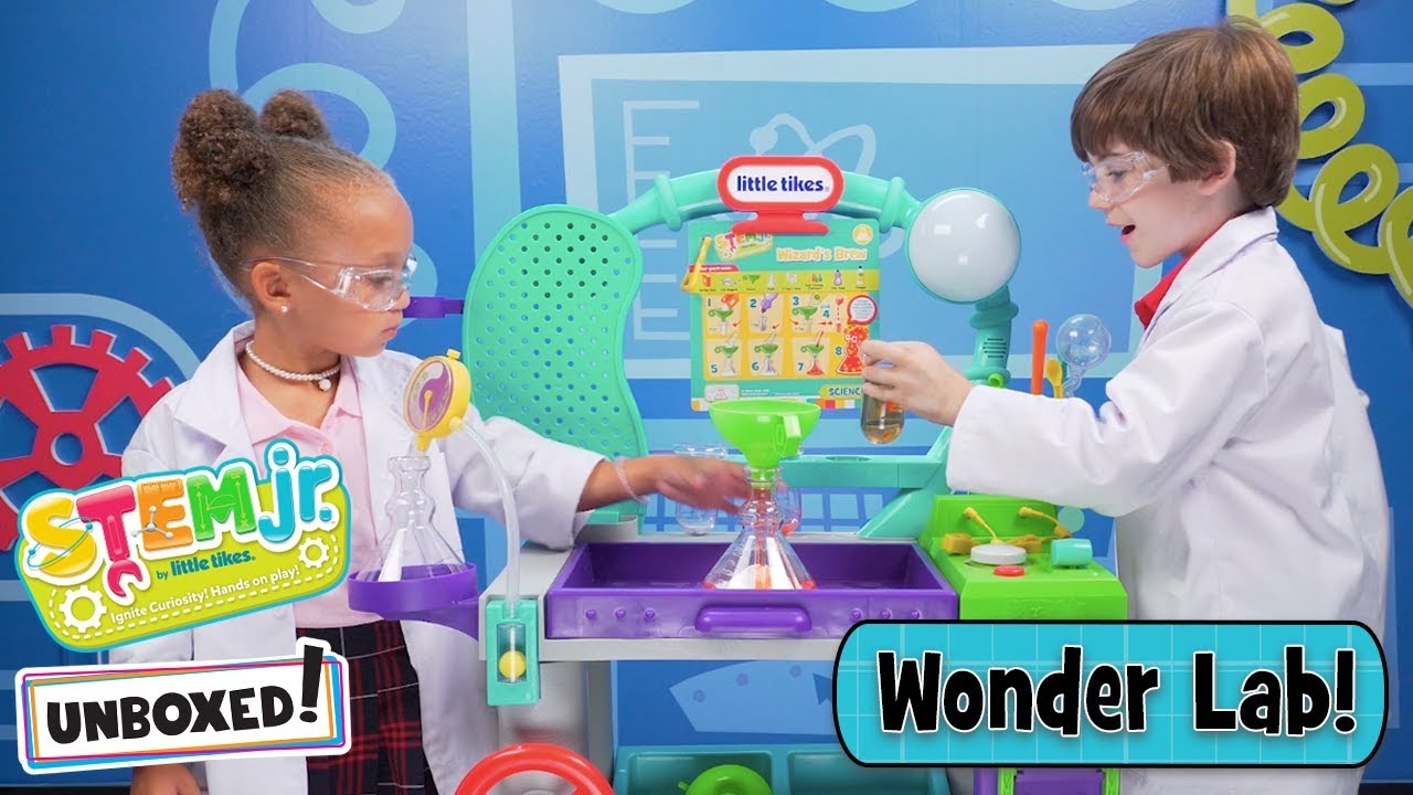 Unboxed! | STEM Jr. by Little Tikes | Episode 1: Wonder Lab | Ultimate STEM Lab for Kids