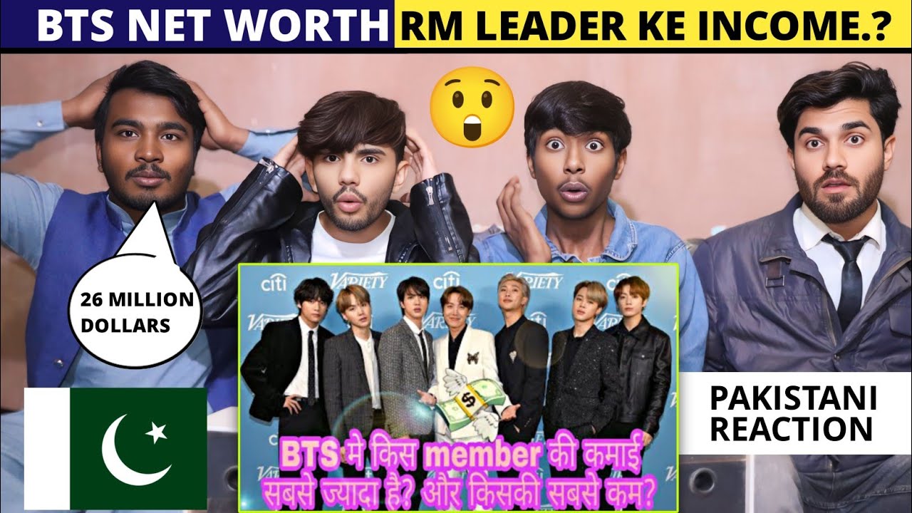 BTS Net Worth 2022 😲💫 - Pakistani Reaction - For You Reaction