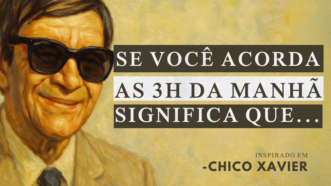 Se você está acordando sempre às 3h, não ignore! É um chamado espiritual URGENTE | Chico Xavier