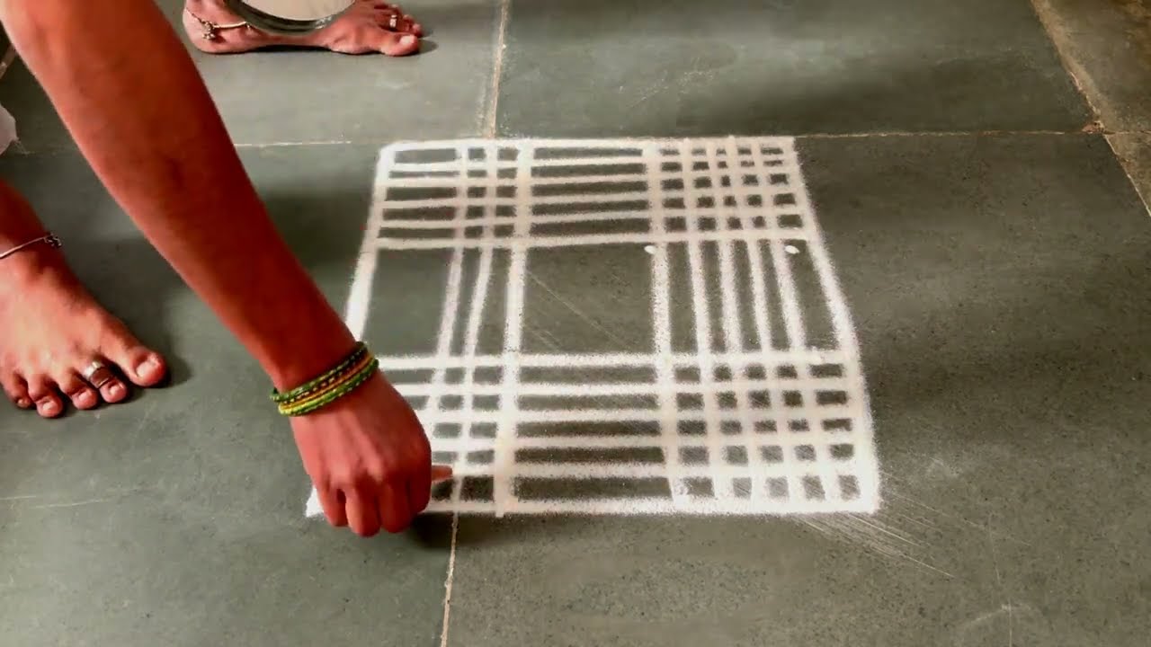 Easy padikolam designs| Simple muggulu designs| easy rangoli designs| Beginners kolam