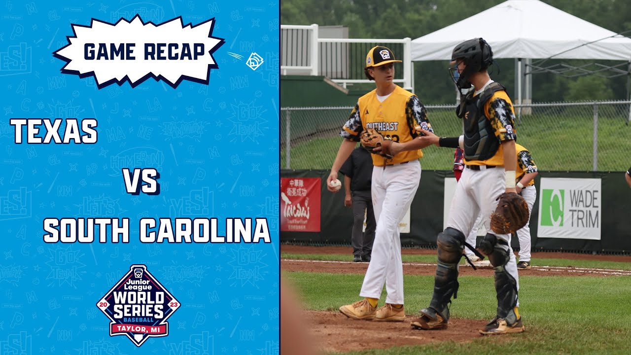 Game Highlights: South Carolina defeats Texas | Junior League Baseball World Series
