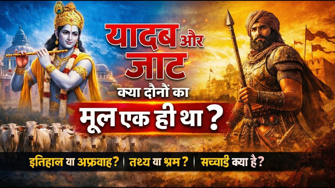 यादव और जाट: क्या दोनों का मूल एक ही था? | जाट यादव इतिहास | Krishna Yadav Jat Origin भारतीय इतिहास