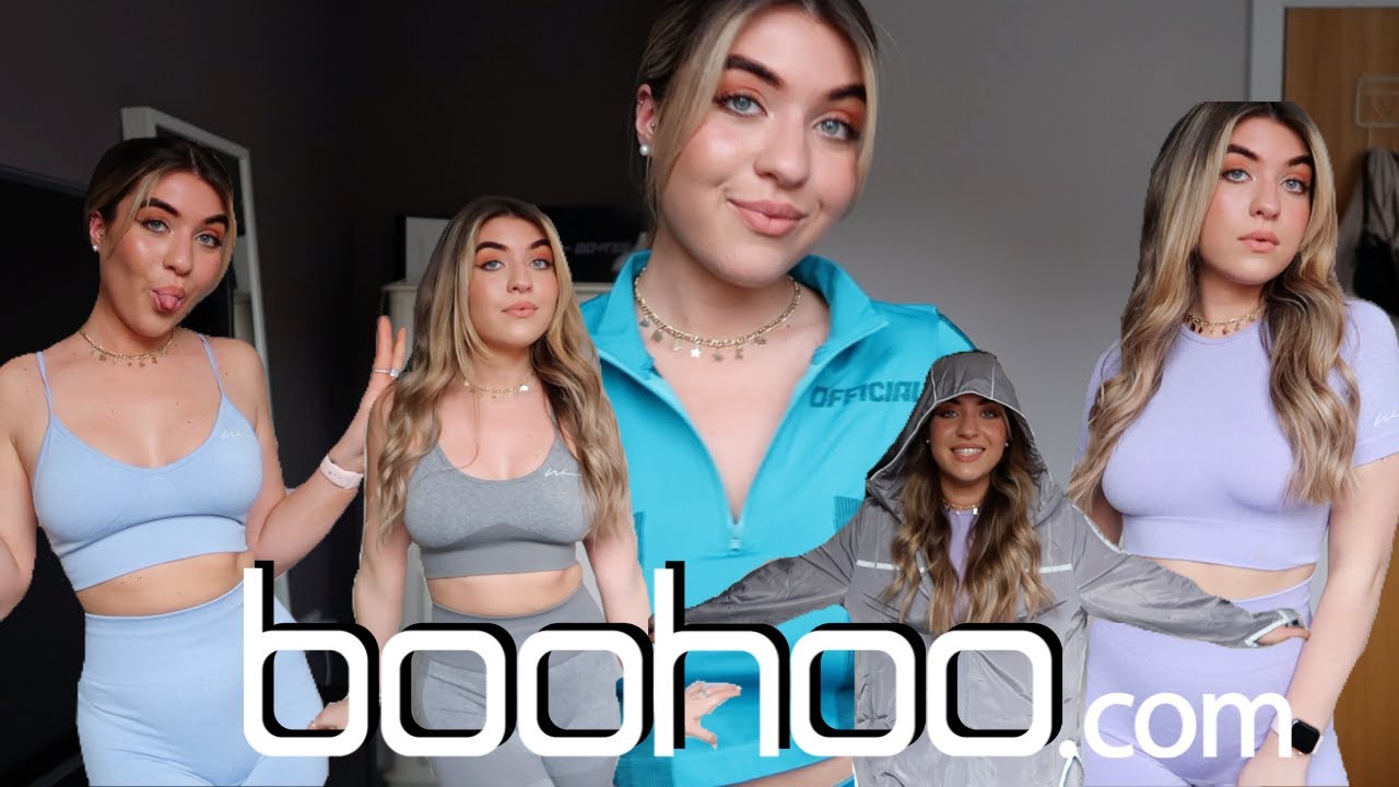 Boohoo activewear/gymwear try-on haul / honest review/ gym shark dupe?