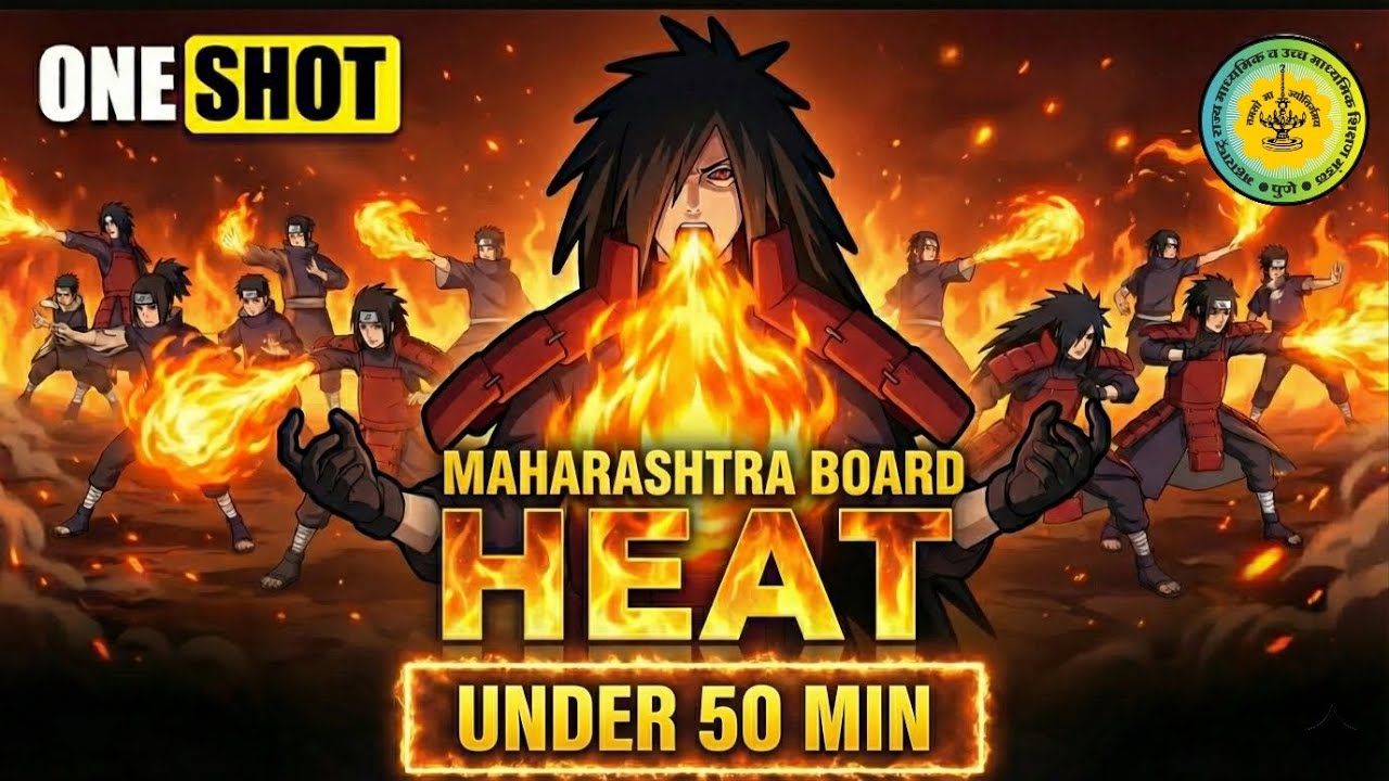 🔥 Fire Style: HEAT Mastery Jutsu! | Class 10 SSC One Shot (Under 50 Mins)