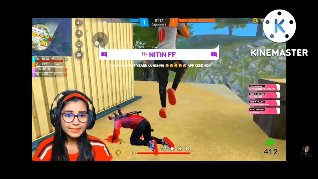 PN kiara in my game 😱