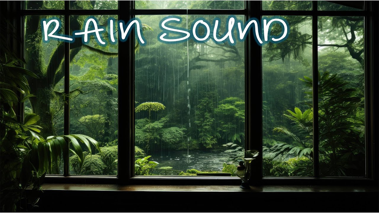3 HORAS DE SONIDO NATURAL DE LLUVIA CON TRUENOS LEJANOS-3 HOURS  RAINFALL WITH DISTANT THUNDER. 🎧
