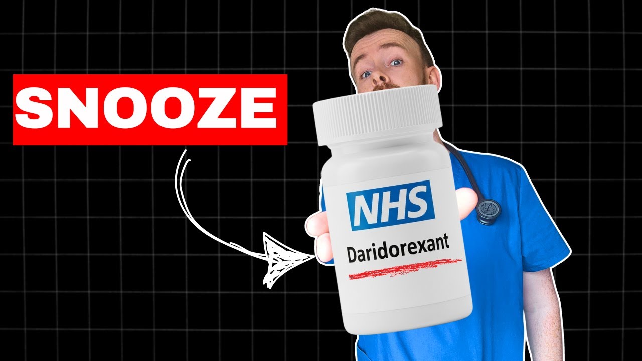 FINALLY!... A SAFE sleep pill that ACTUALLY works! Daridorexant 😴