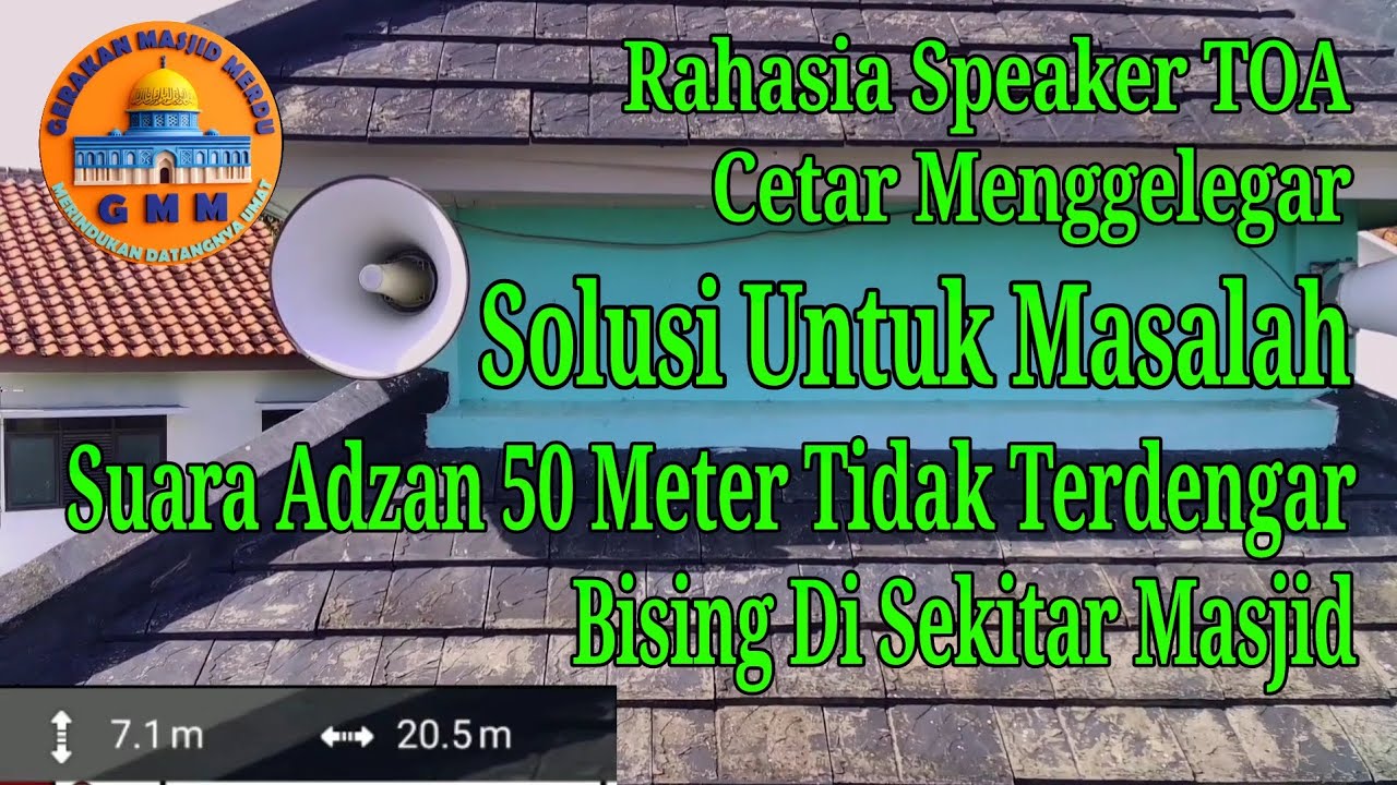 Rahasia Speaker TOA Cetar Menggelegar : Solusi Untuk Masalah Suara Adzan