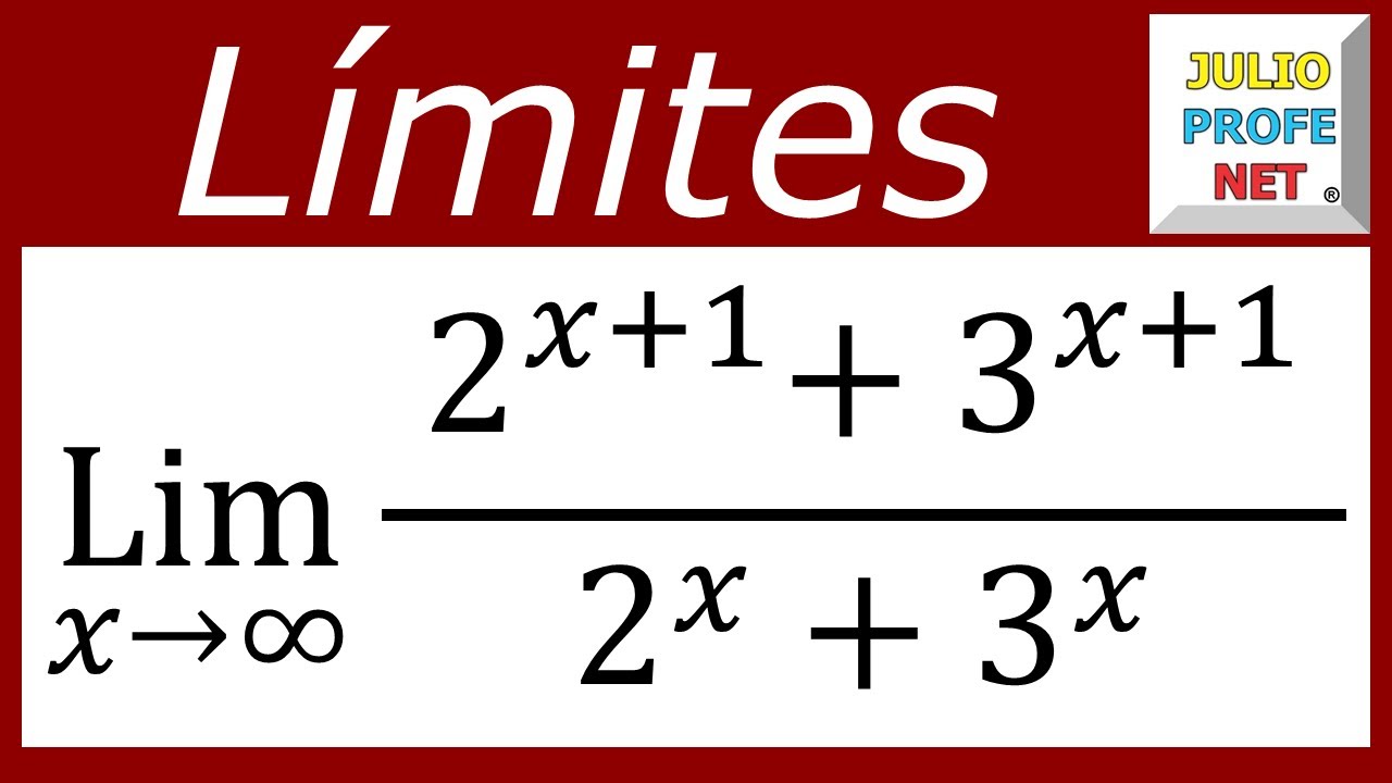 Límites al infinito | Ej. 5 #julioprofe