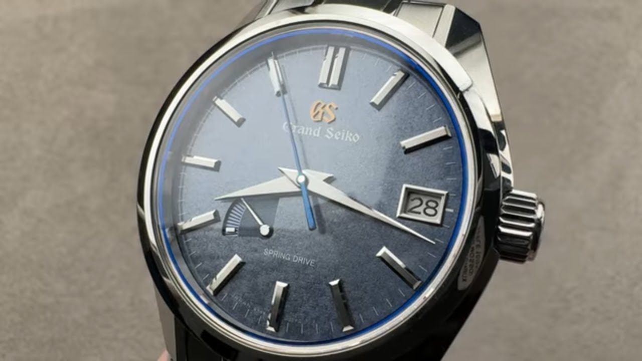 Grand Seiko Kira Zuri SBGA507 Spring Drive : Blue Kirazuri Grand Seiko Watch Review