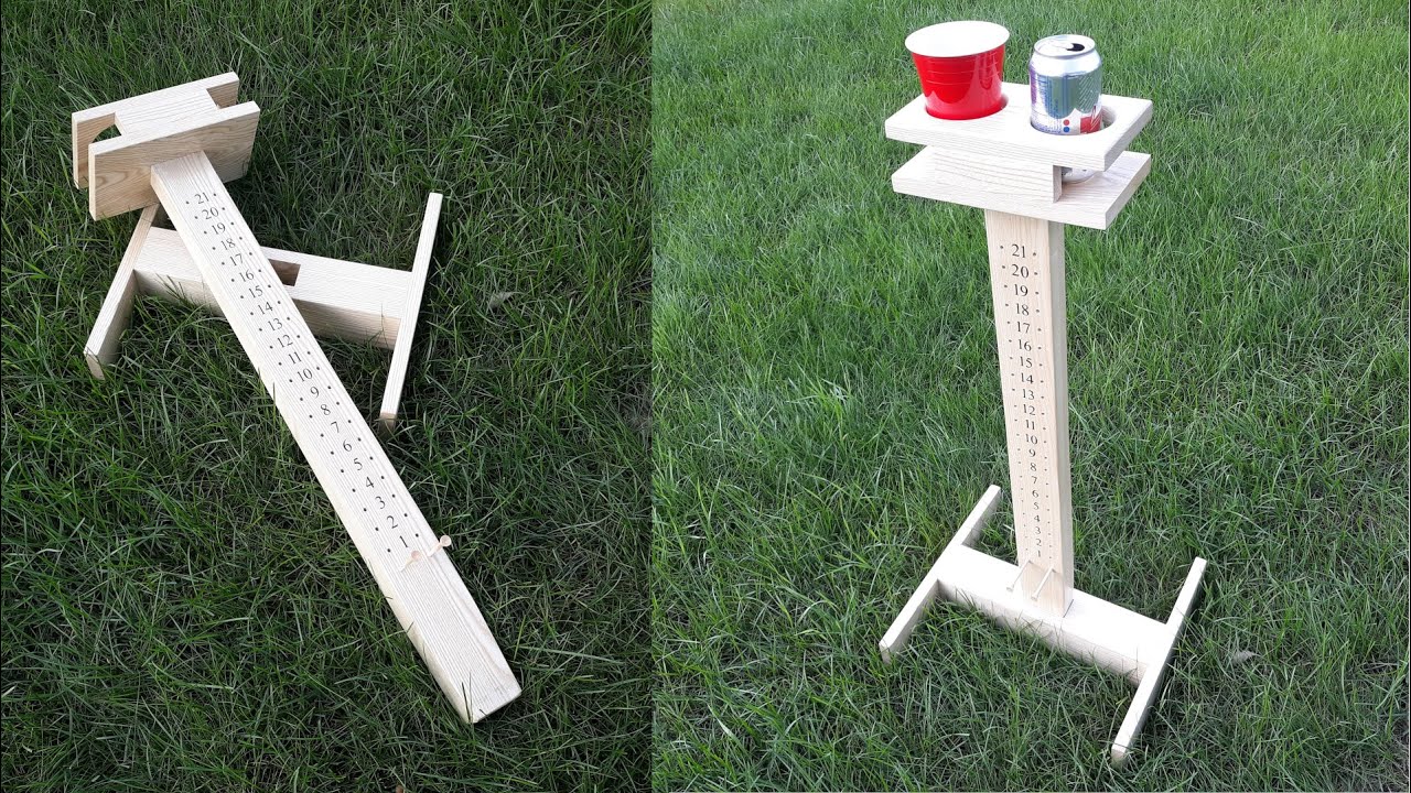 Making a Cornhole Scoreboard Drink Holder