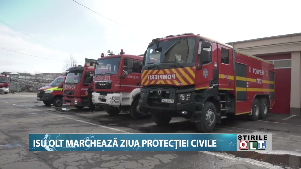 ISU OLT MARCHEAZA ZIUA PROTECTIEI CIVILE