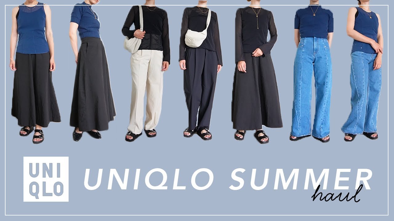 【ユニクロ感謝祭】夏服購入品｜マメクロ｜159cm｜30代｜骨格ナチュラル｜ママコーデ｜UNIQLO summer haul 2023