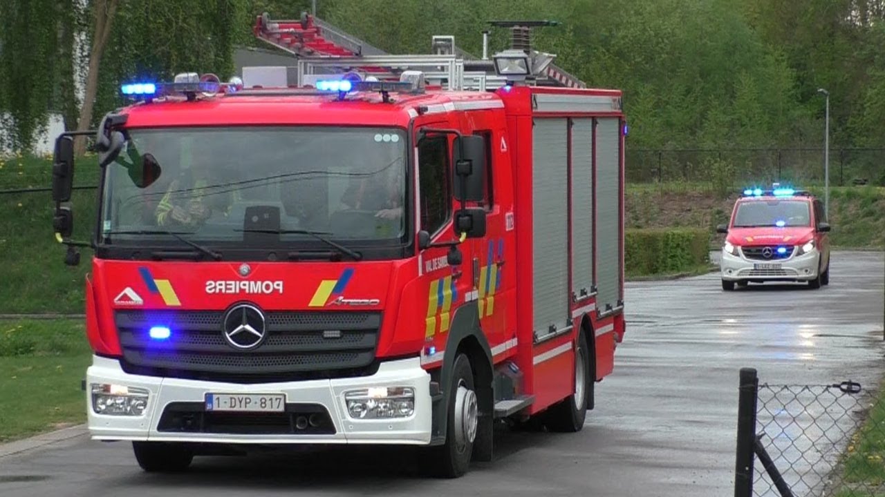 Pompiers, Ambulances et Police vers plusieurs interventions à Sambreville!
