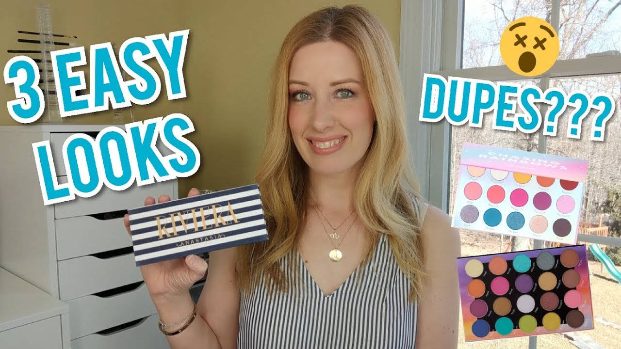 ANASTASIA RIVIERA PALETTE REVIEW | 3 LOOKS ++ SIMILAR PALETTES & DUPES