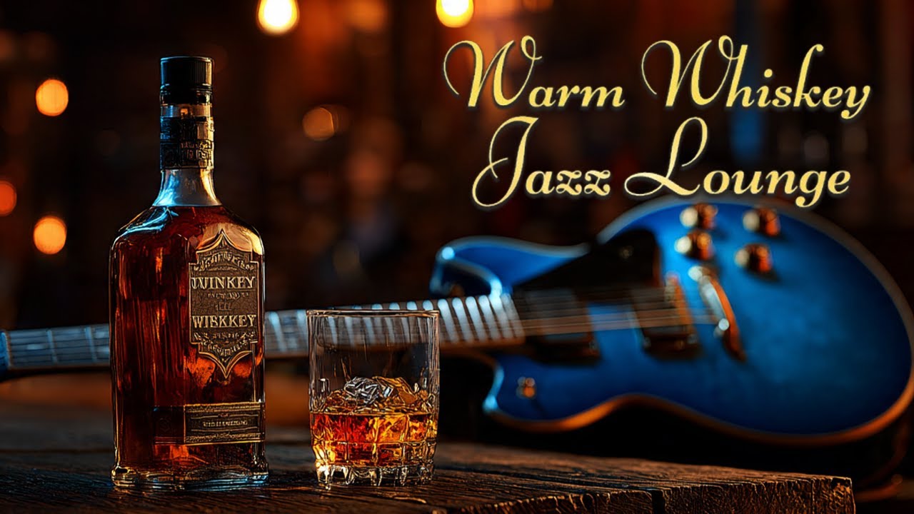 Warm Whiskey Jazz Lounge – Smooth Blues Instrumental for Study, Chill and Peaceful Night Atmosphere