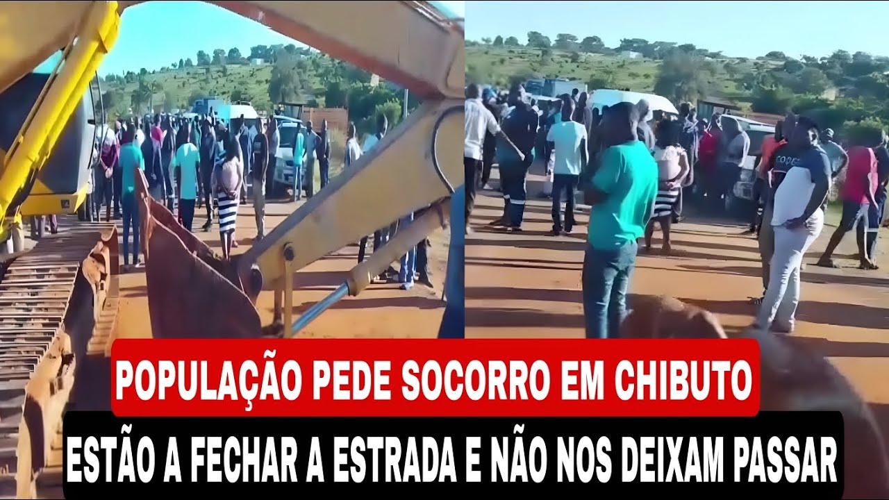 VIDEO MOSTRA SITUAÇÃO DA POPULAÇÃO QUE TENTA PASSAR CHIBUTO 