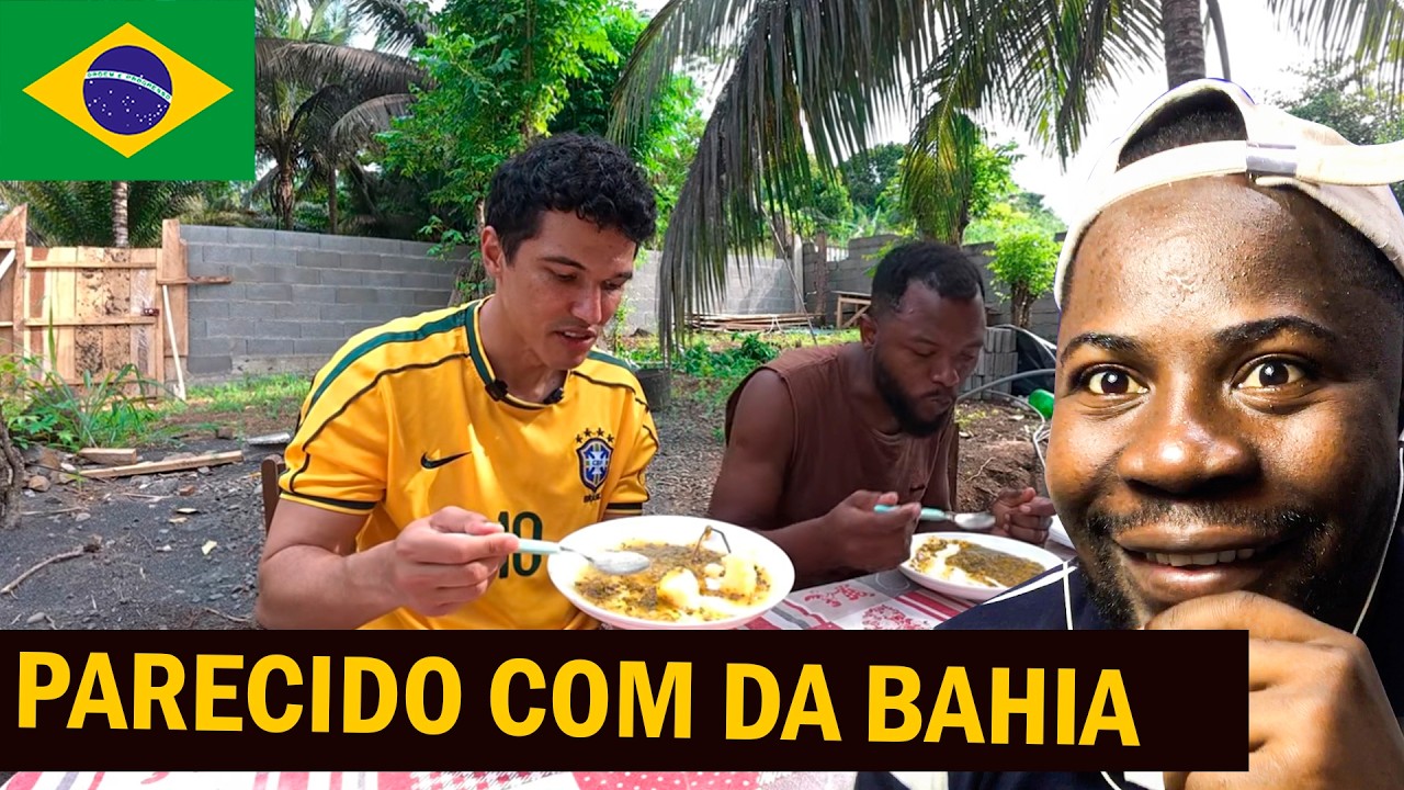 BRASILEIRO conhece de perto a COMIDA africana