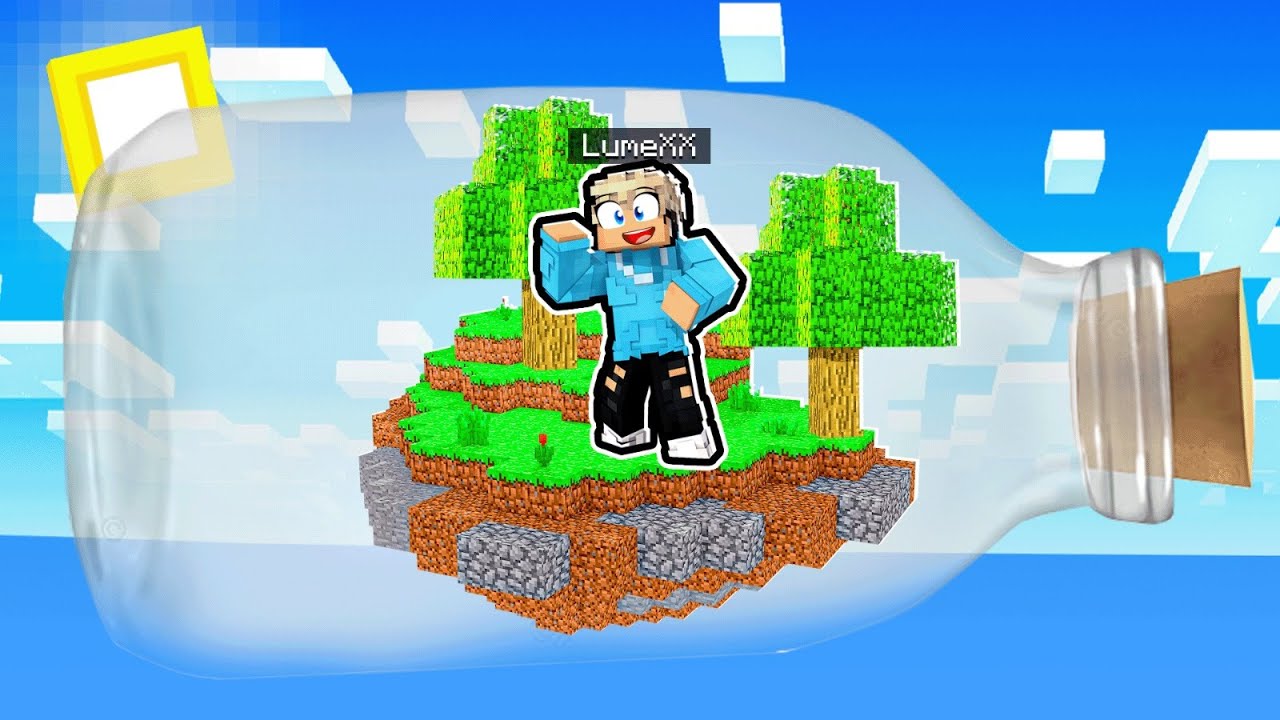 SKYBLOCK in EINER GLASFLASCHE 😨 (EXTREM CHALLENGE) - Minecraft mit LumeXx
