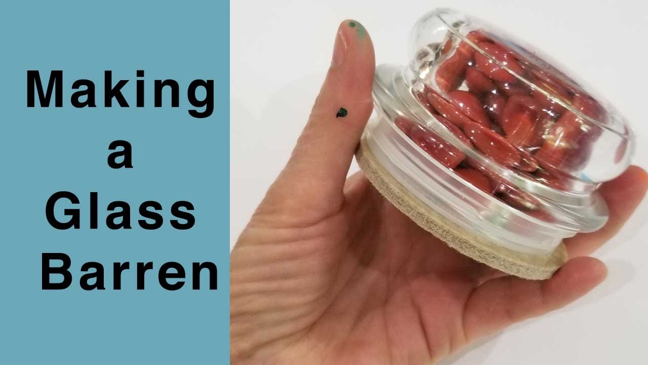 Making a Glass Barren for Printmaking