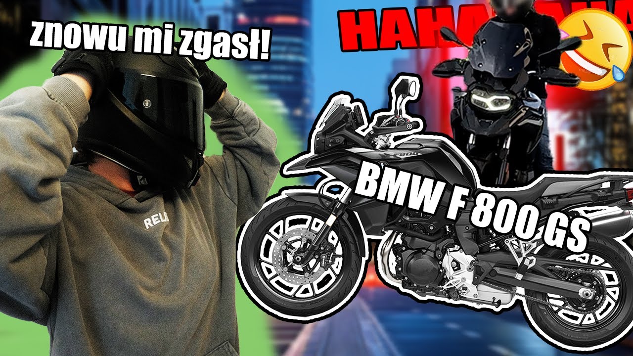 DW&Oacute;CH NOWICJUSZY I BMW F 800 GS cz.1