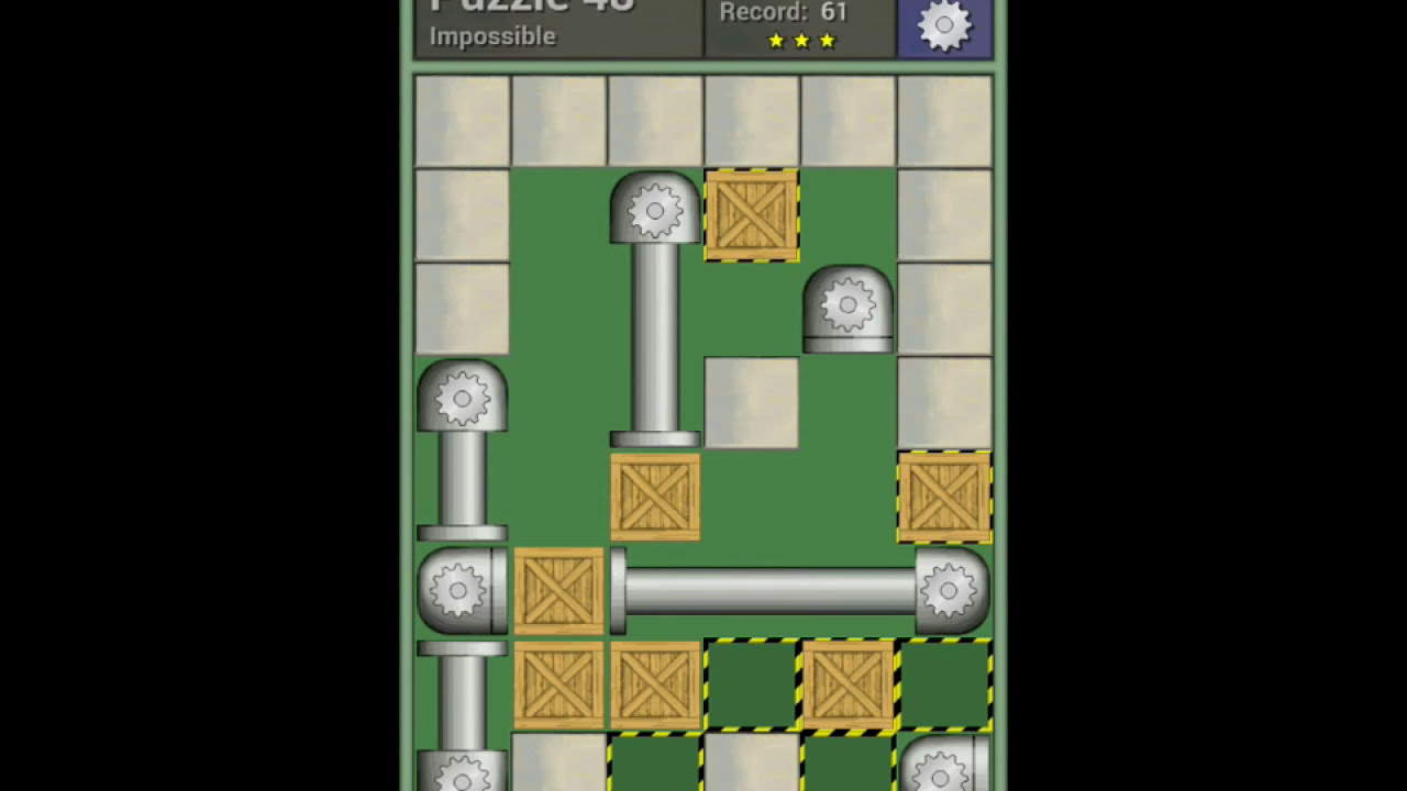 Pushing Machine (Impossible) Level Puzzle 48 - Perfect Solution