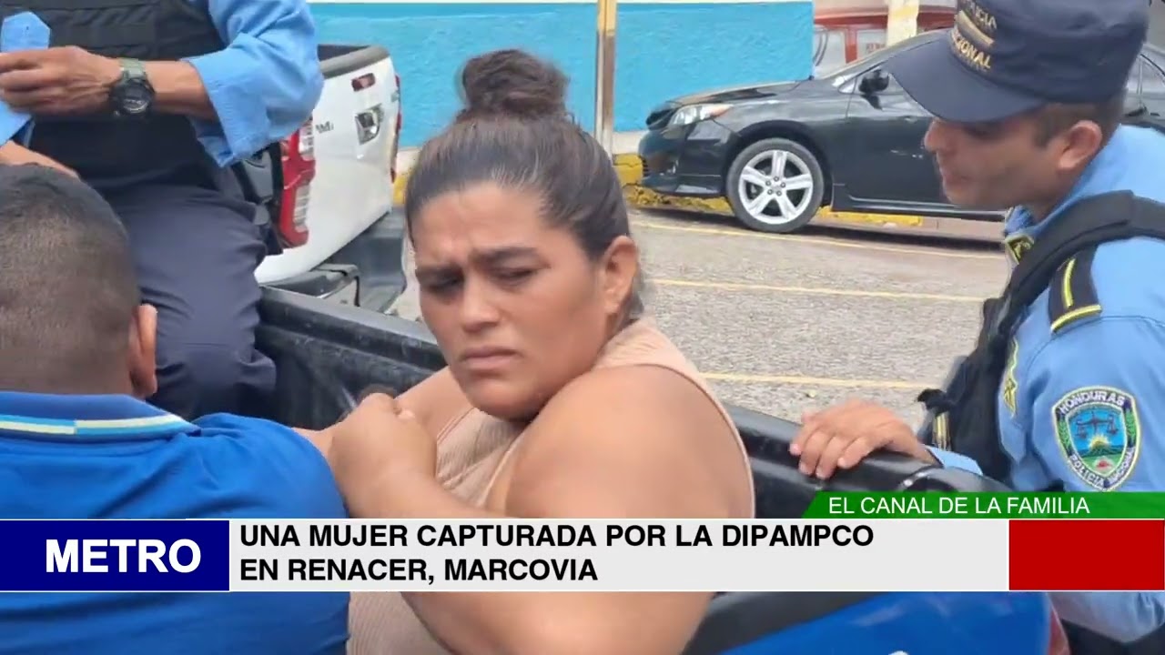 UNA MUJER CAPTURADA POR LA DIPAMPCO EN RENACER, MARCOVIA