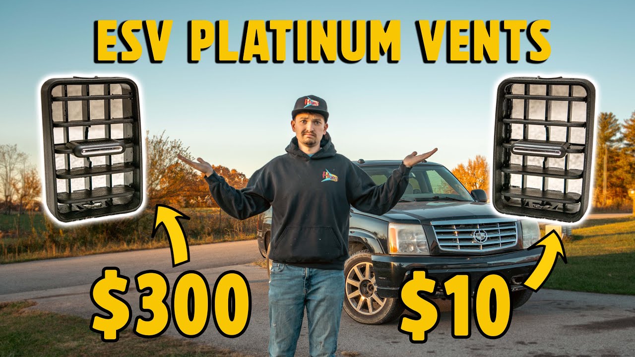 Вентиляционные отверстия PLATINUM для GMT800 Escalade своими руками всего за 10 долларов ???