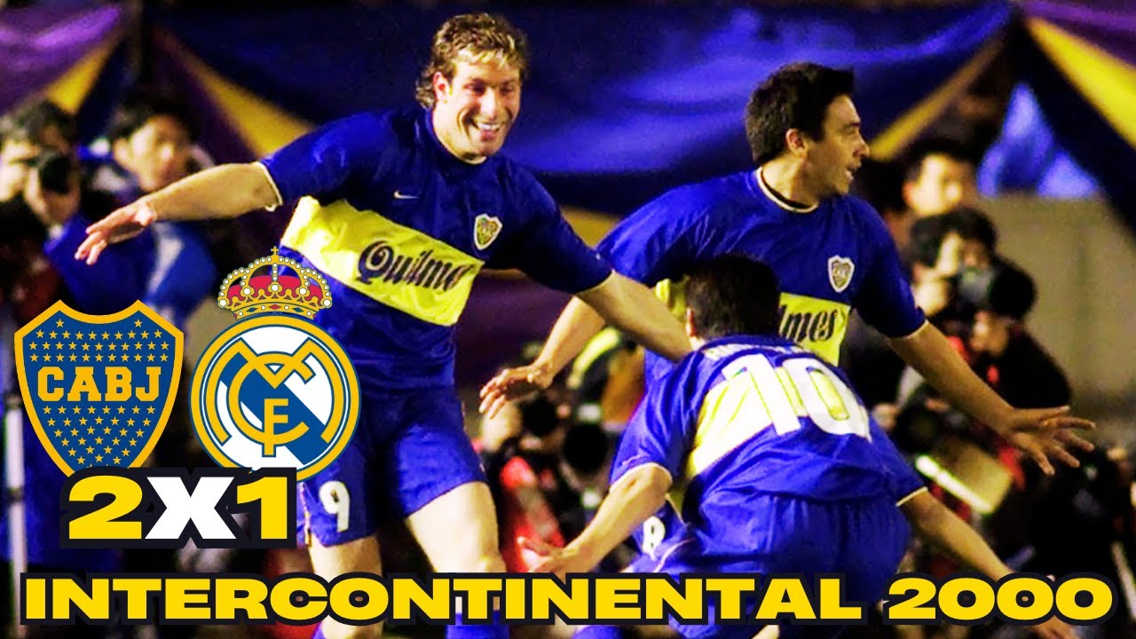 Boca Juniors 2x1 Real Madrid Intercontinental 2000 | Partido completo Calidad HD