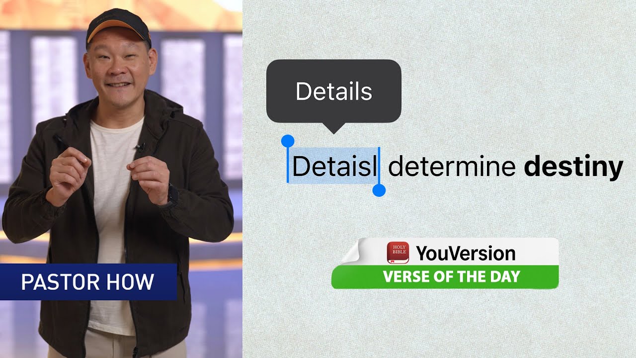 Details Determine Destiny | YouVersion: Verse of the Day (Luke 16:10)