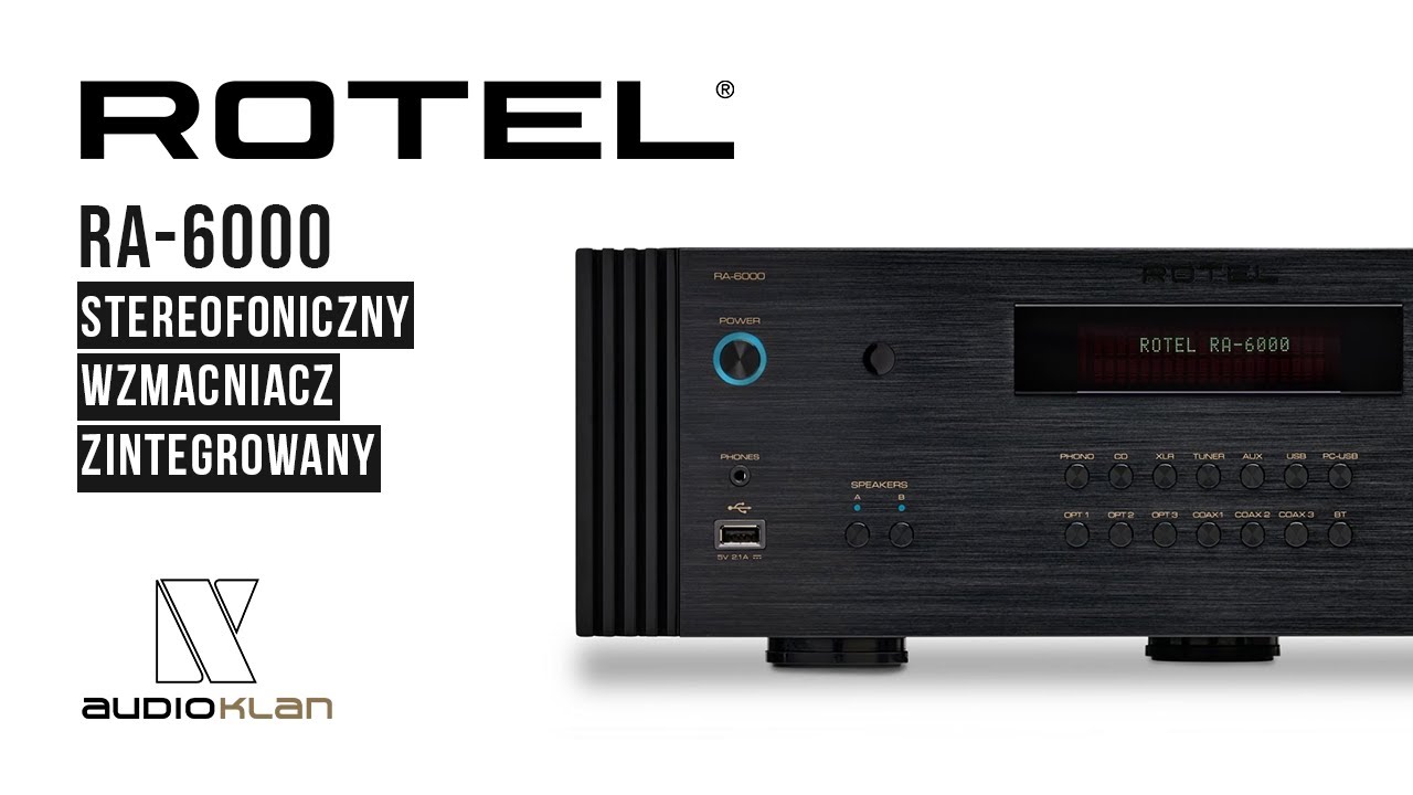 Rotel RA-6000 &ndash; Wzmacniacz zintegrowany z jubileuszowej serii 