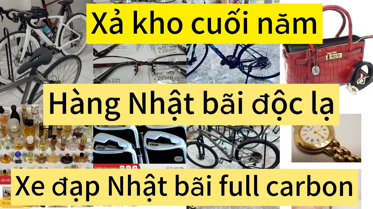 Xả kho 80% cuối năm- Hàng Nhật bãi độc lạ mới về- xe đạp Nhật bãi- phụ kiện nhật bãi các loại