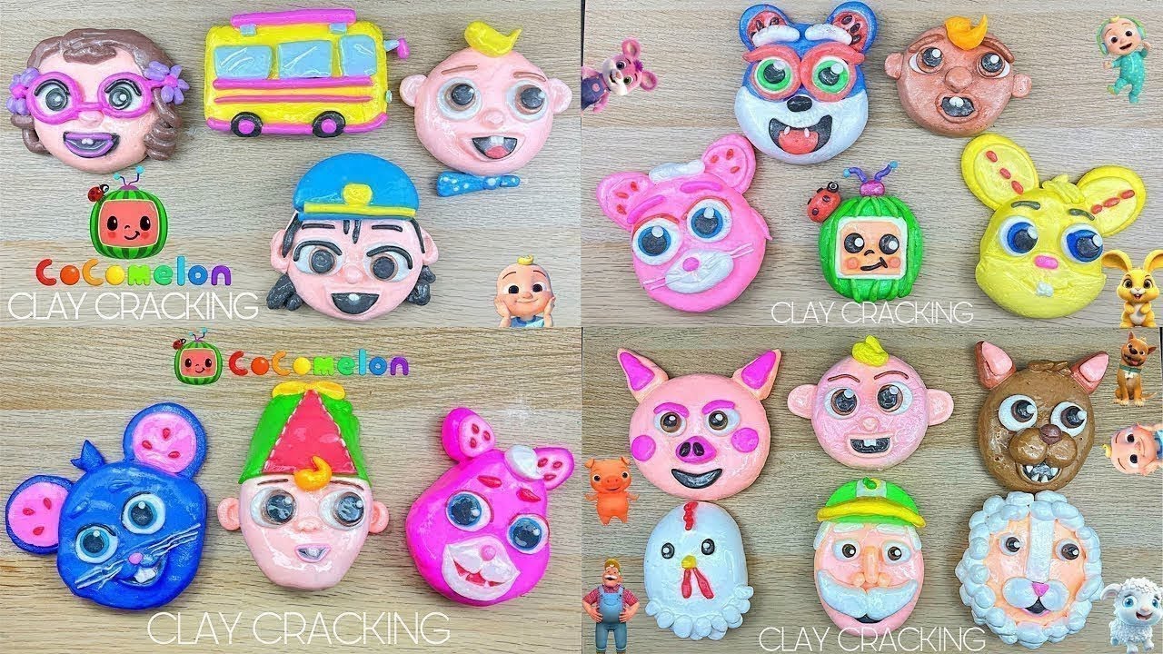 CoComelon Clay Cracking Collection 코코멜론 클레이 크래킹 컬렉션