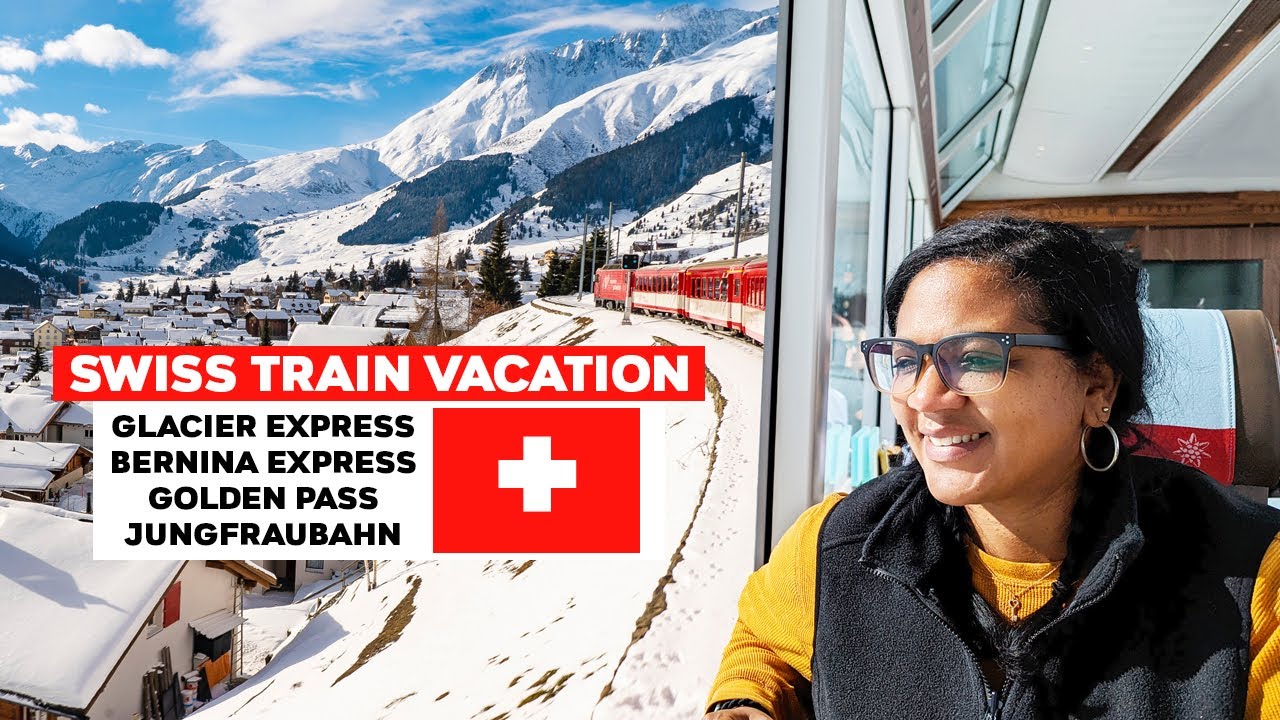 First Class Switzerland Train Vacation On Glacier Express, Bernina Express, Golden Pass & Jungfrau