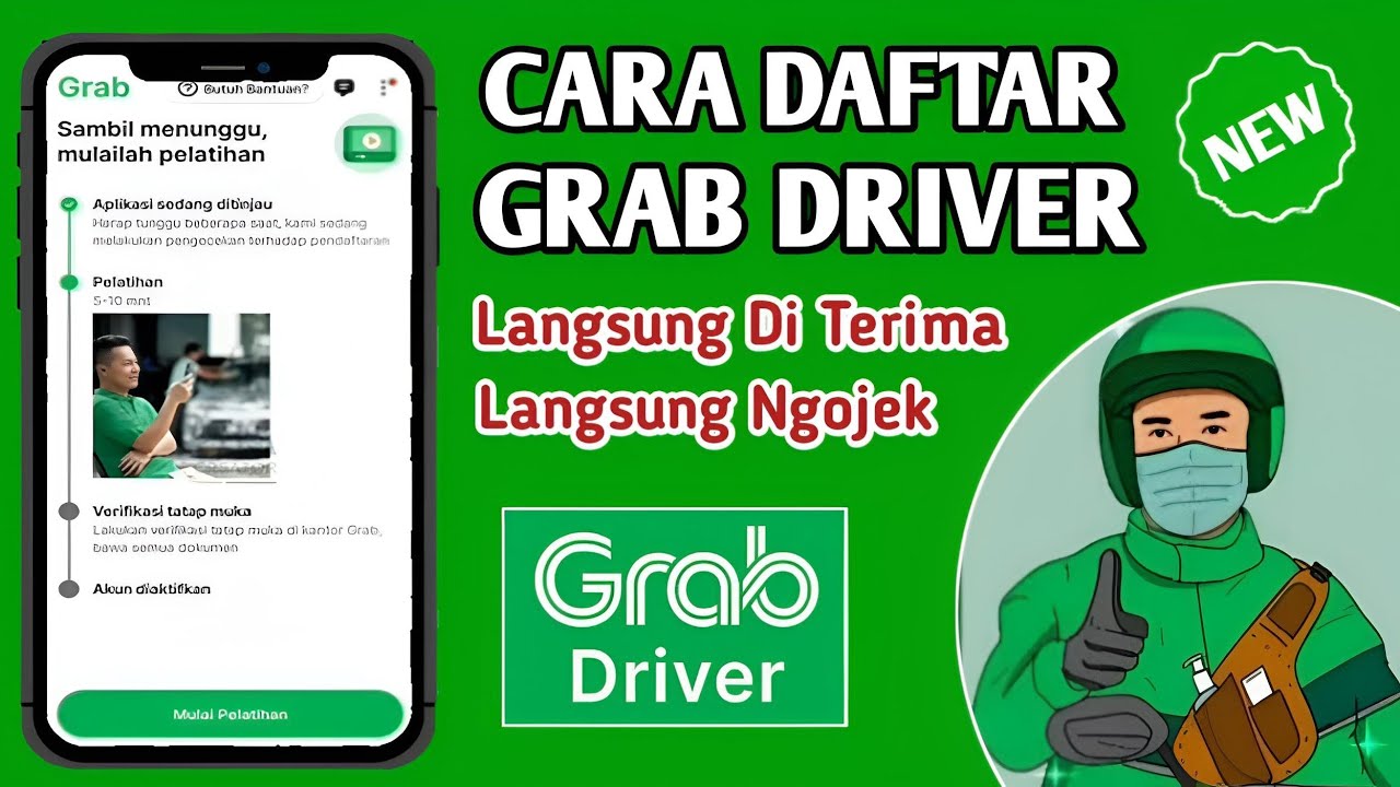 Cara Daftar Grab Driver Online 2025 | Cara Daftar Grab Online Terbaru