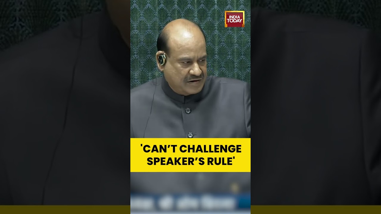 Parliament: Om Birla Says MPs Can't Challenge Speaker's Rule | Budget Session |  Rahul Gandhi