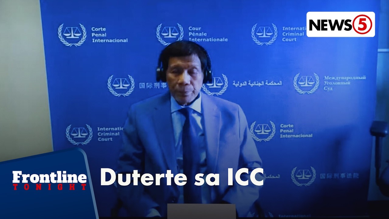 Mga ebidensyang nagdidiin kay Duterte sa cimres against humanity, inilatag | Frontline Tonight