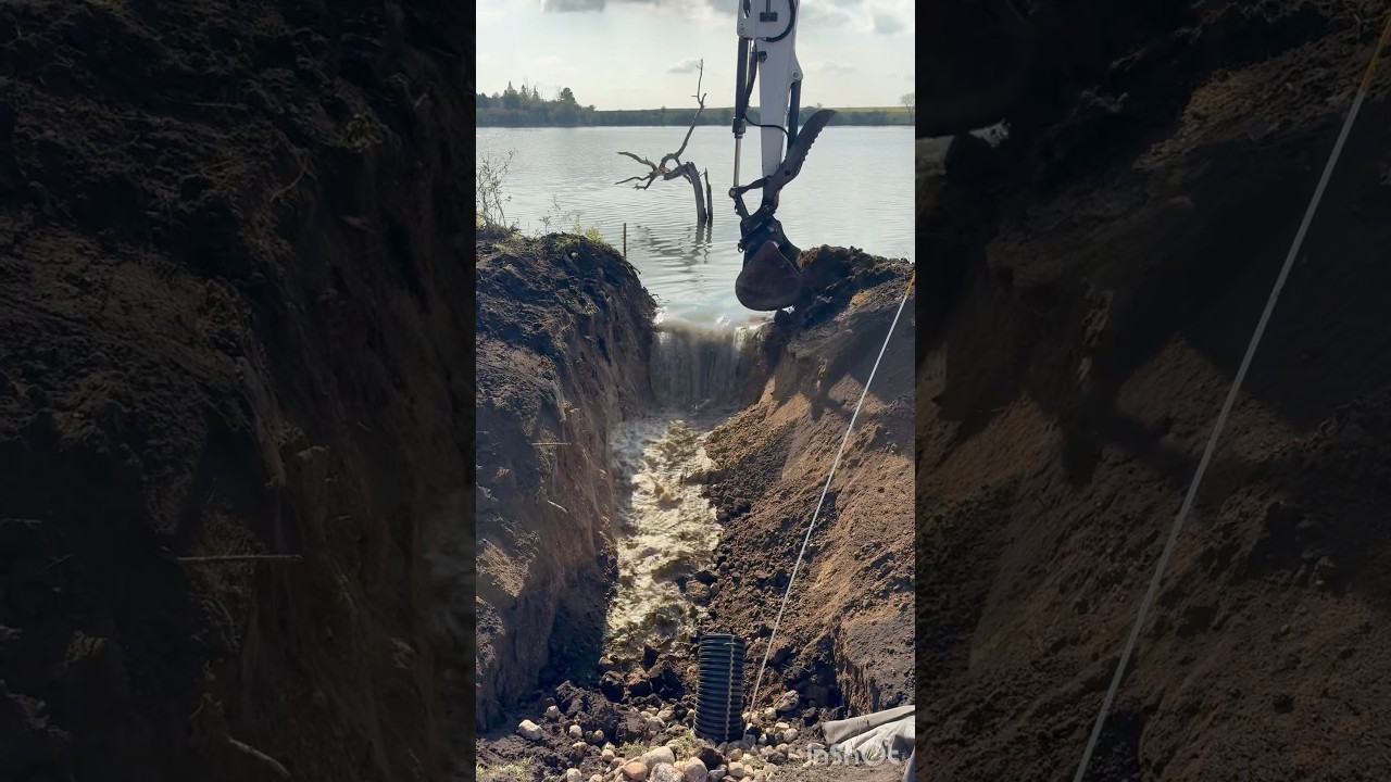Draining a lake 6 1/2 feet!!!!