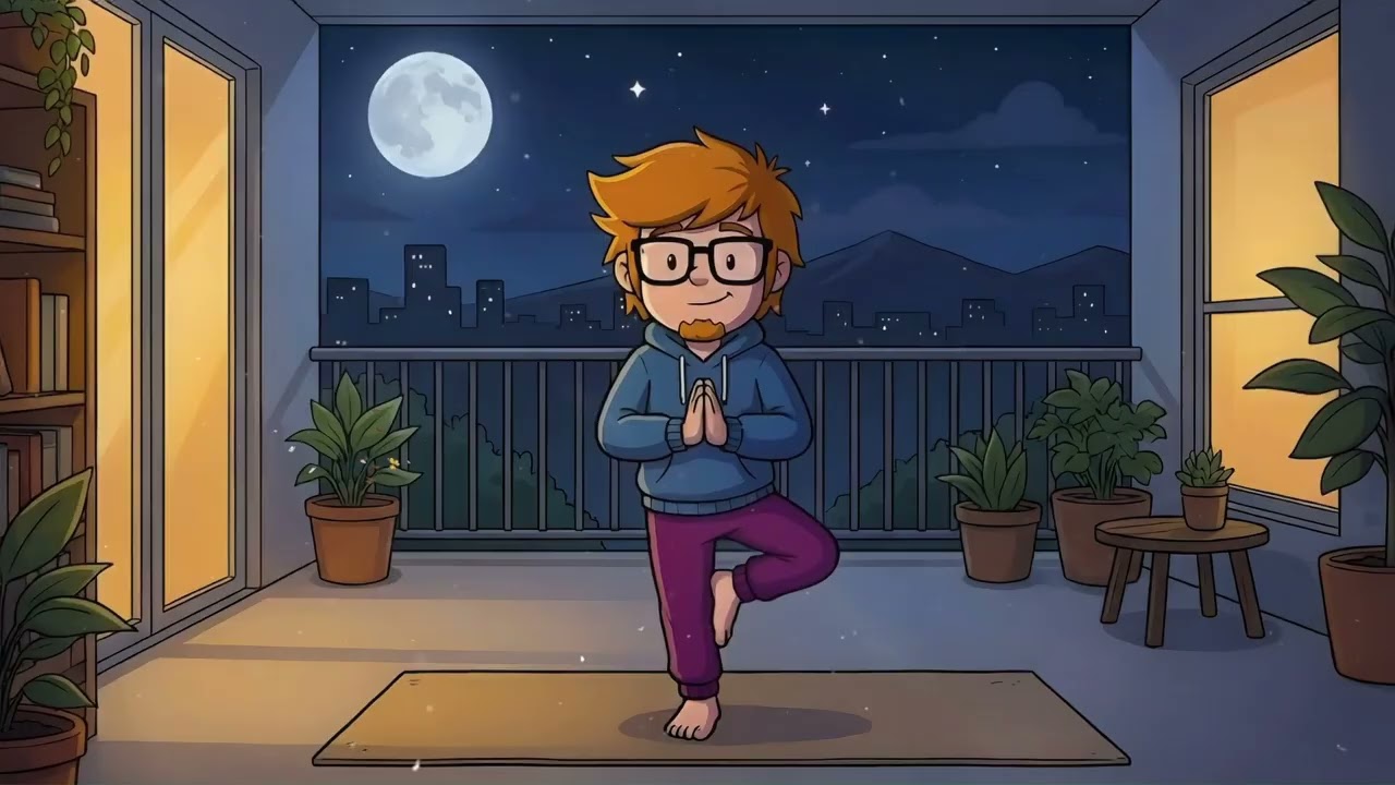 Balcony Yoga Vibes 🌙 | Soft Lofi - Night Music To Relax | Dave Fm Lofi