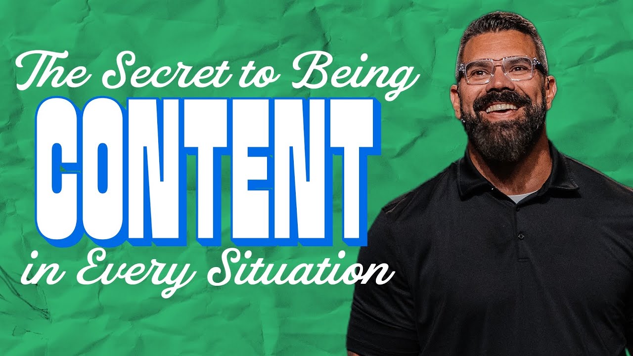 The Secret to being Content in every Situation | Robby Gallaty | Philippians 4:13