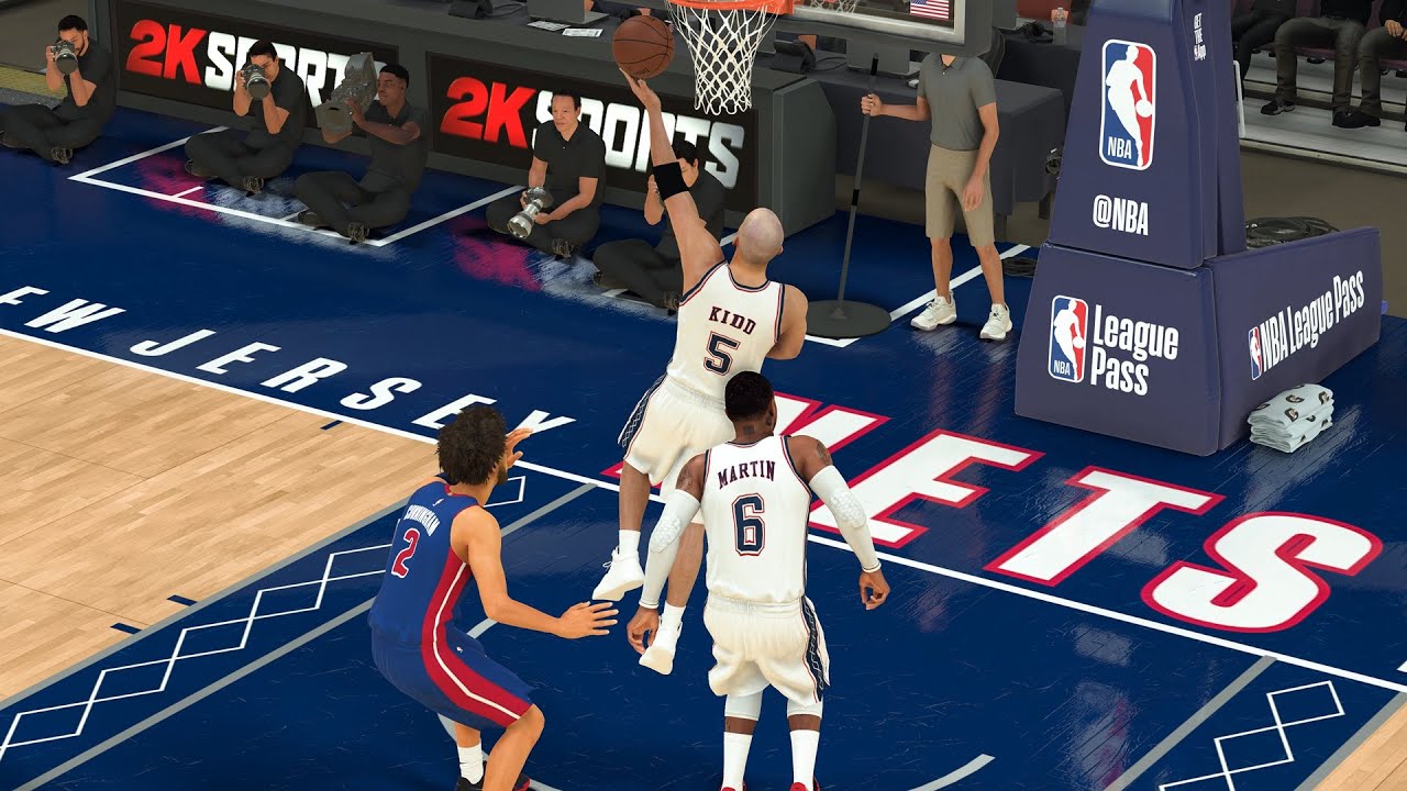Jason Kidd and the 2002 nets in 2k26 play now online 