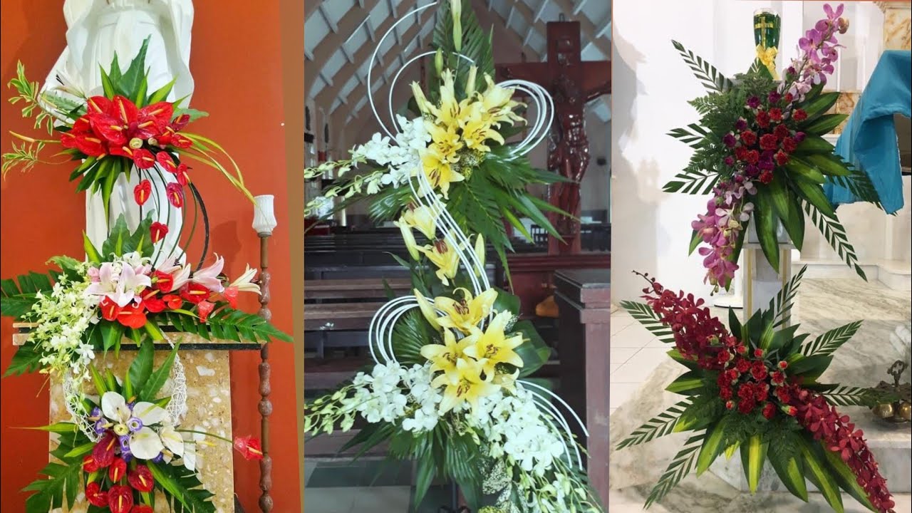 Современные идеи для оформления церкви свежими цветами и декора