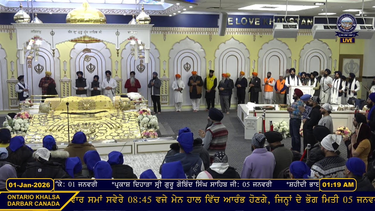 Live From Gurudwara Ontario Khalsa Darbar
