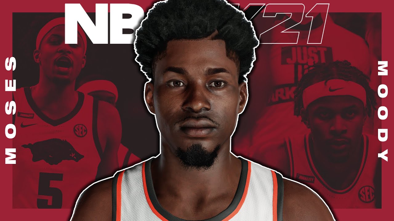 NBA 2K21 - Moses Moody Face Creation (2021 NBA Draft)