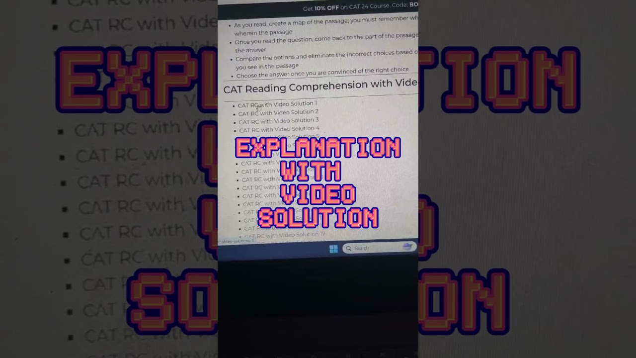 My VARC study strategy for CAT 2024 (video 2) 