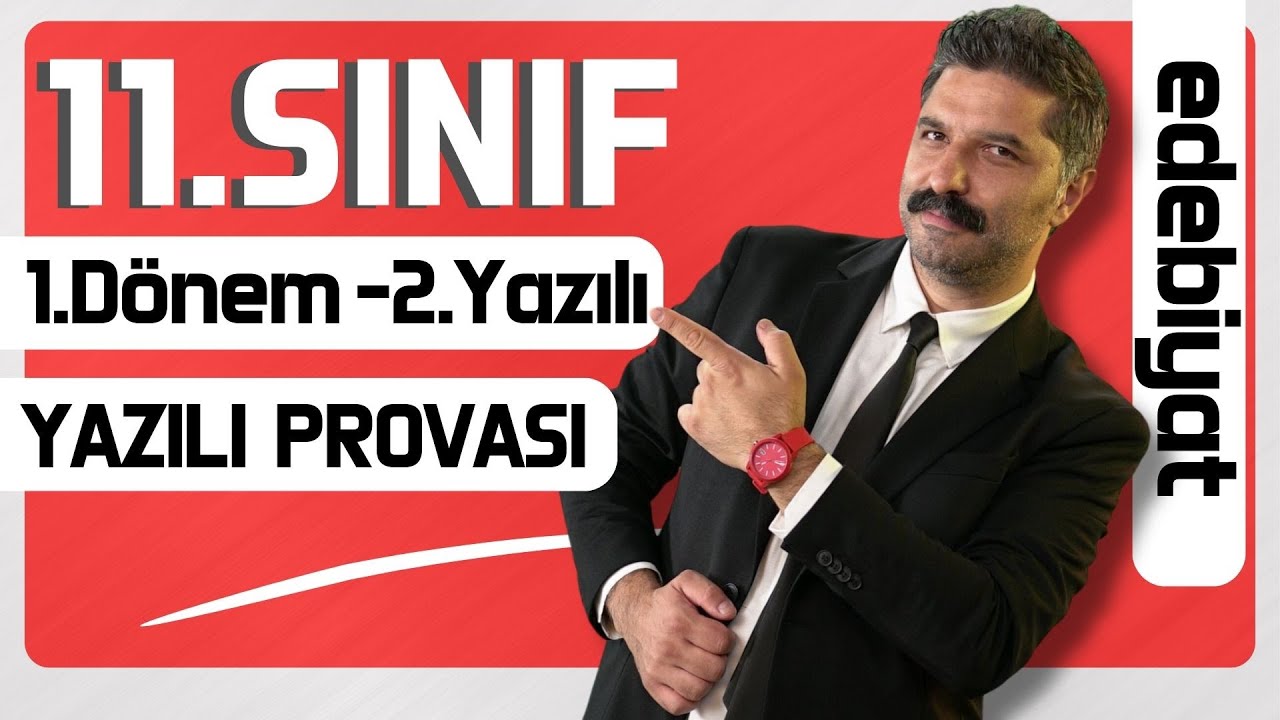 11.SINIF | 1.Dönem - 2.Yazılı Provası | Türk Dili ve Edebiyatı | RÜŞTÜ HOCA